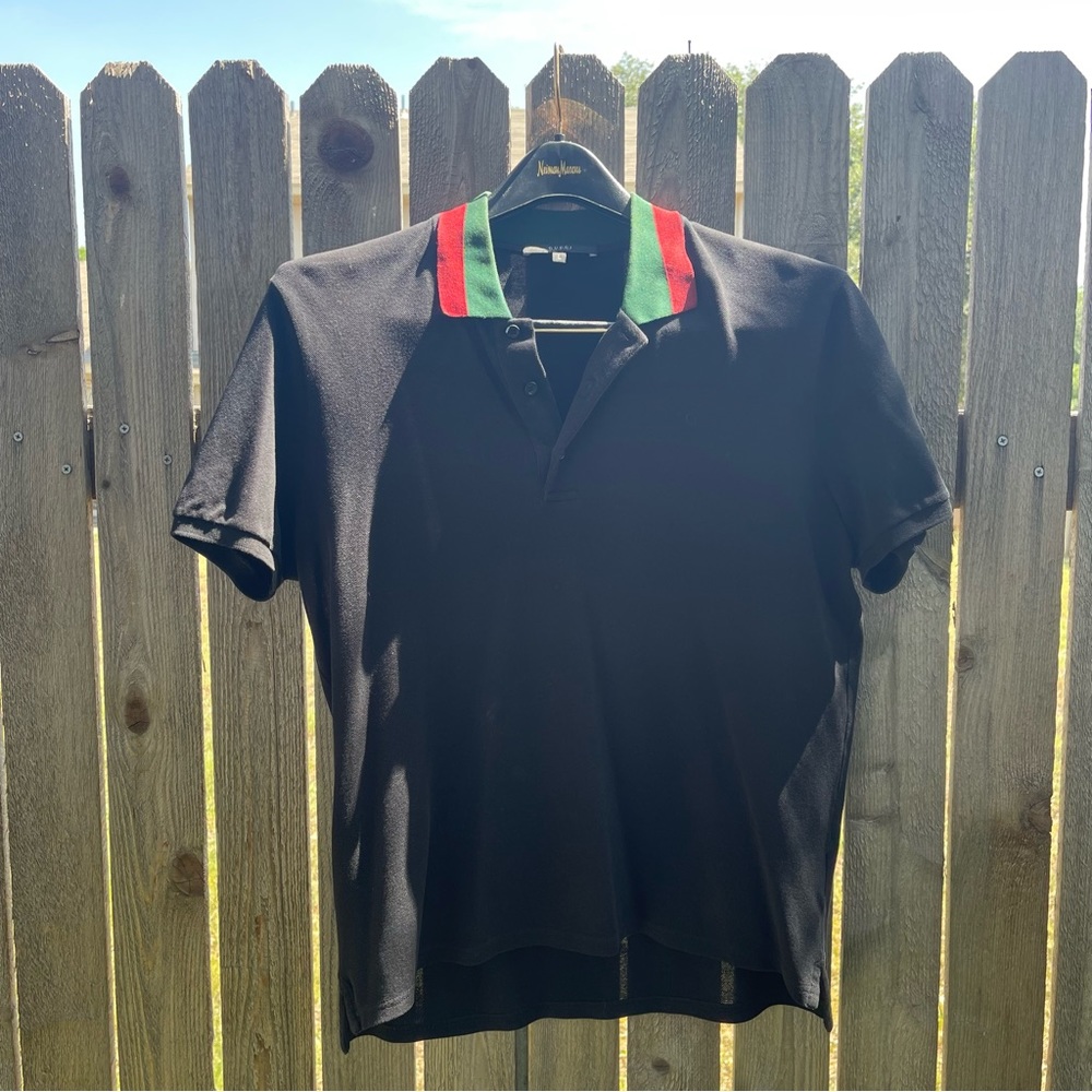 Vintage Gucci black polo